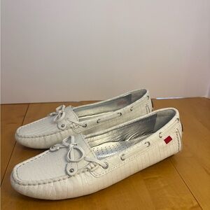MARC JOSEPH || CYPRESS HILL LOAFER, WOMEN, WHITE SNAKE 7.5